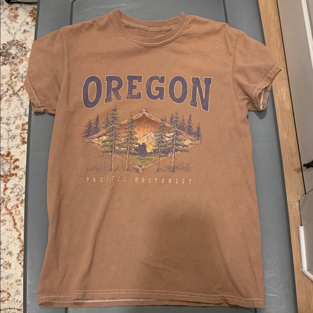Full Tilt Brown Oregon Graphic Tee